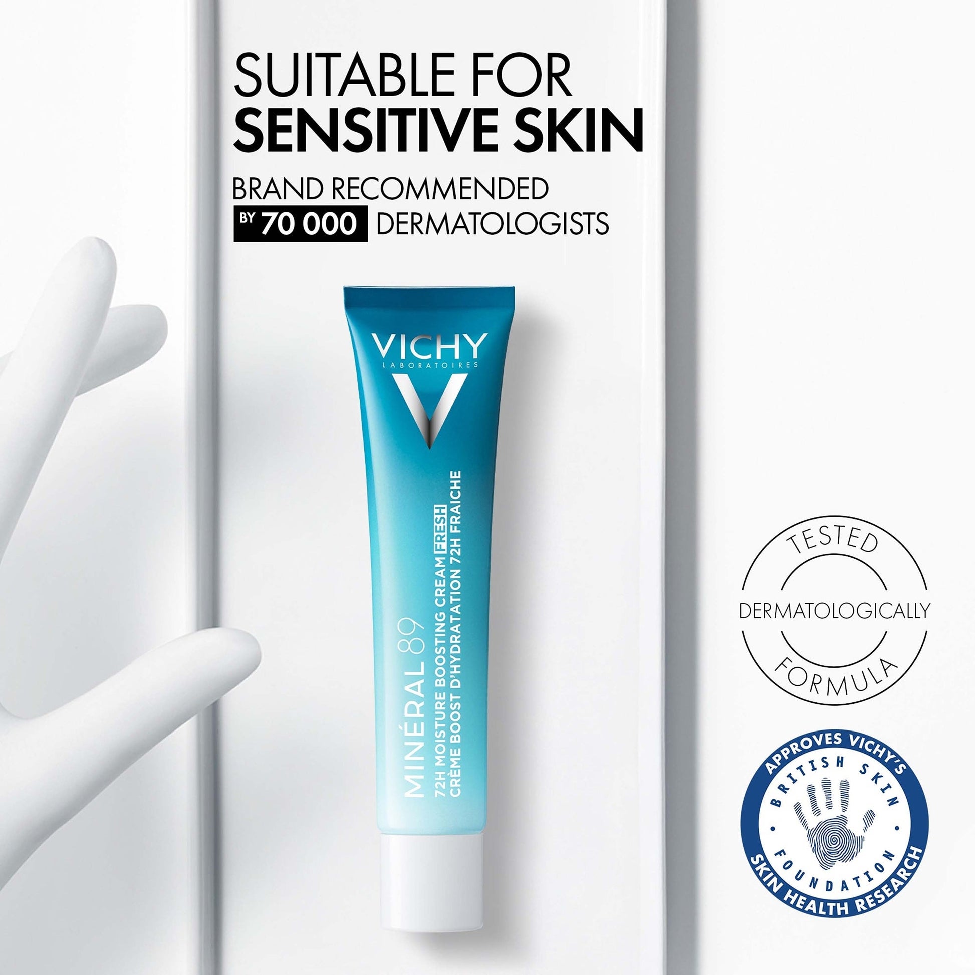 Vichy Minéral 89 72 Hr Hyaluronic Acid Moisture Boosting Cream - Image 10