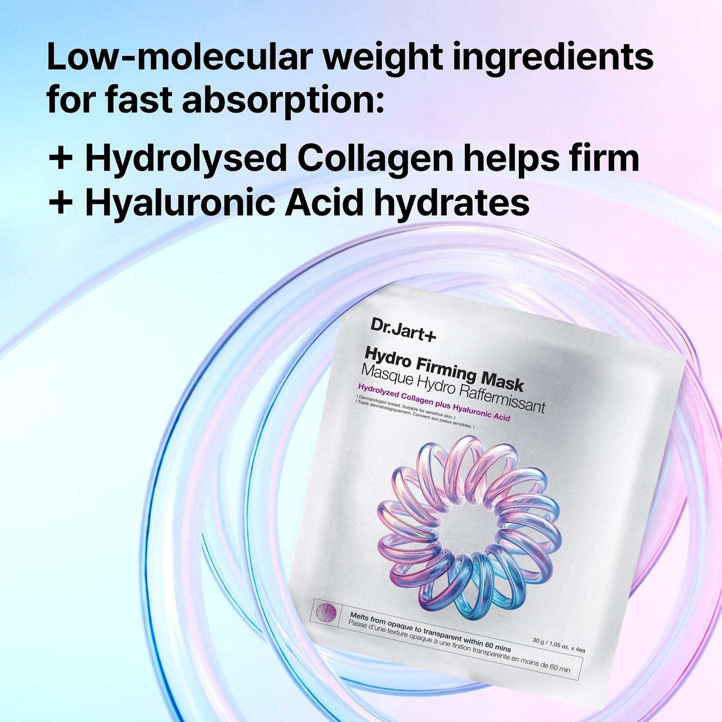 Dr. Jart+ Hydro Firming Mask with Hydrolysed Collagen - Application