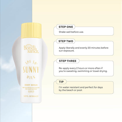 Bondi Sands Sunny SPF 50+ Body Milk - Product Details
