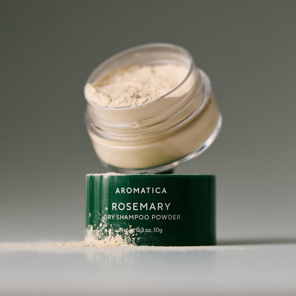 Aromatica Rosemary Dry Shampoo Powder - Application