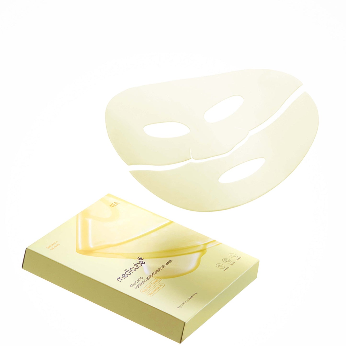 Medicube Kojic Acid Turmeric Brightening Gel Mask(28g*4Pcs) - Application