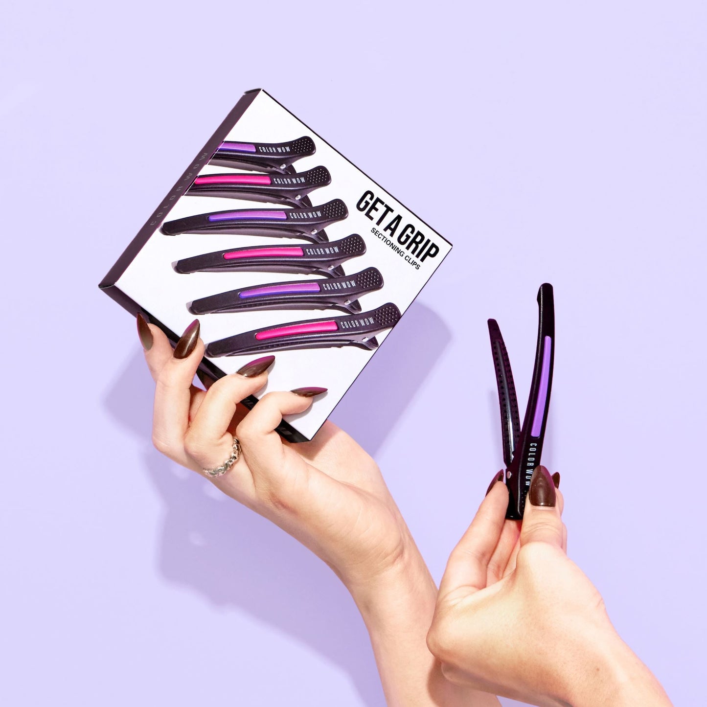 Color Wow Get a Grip Hair Sectioning Clips (pack of 6) - Application