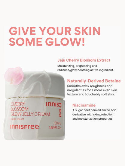 Innisfree Cherry Blossom Glow Jelly Cream - Image 4