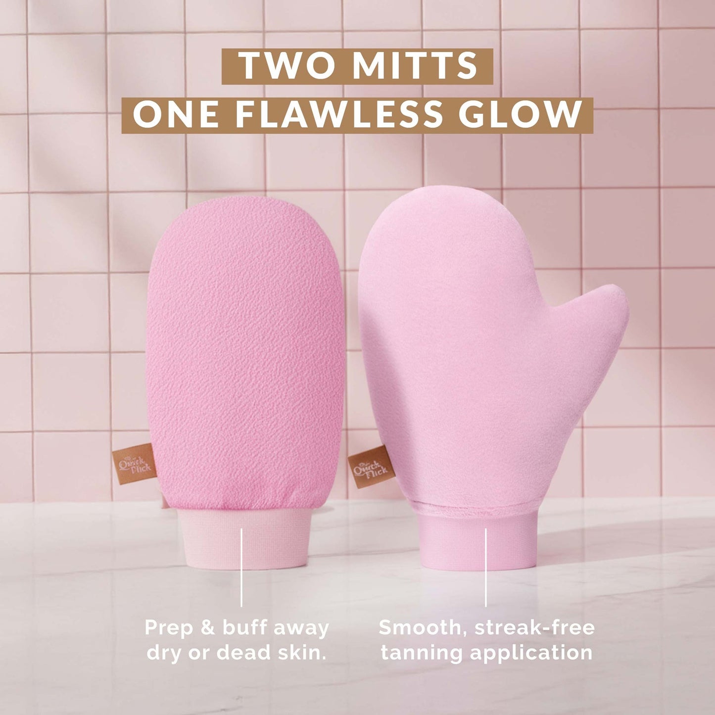 Quick Flick Quick Glow Double Sided Tanning Mitt - Image 5