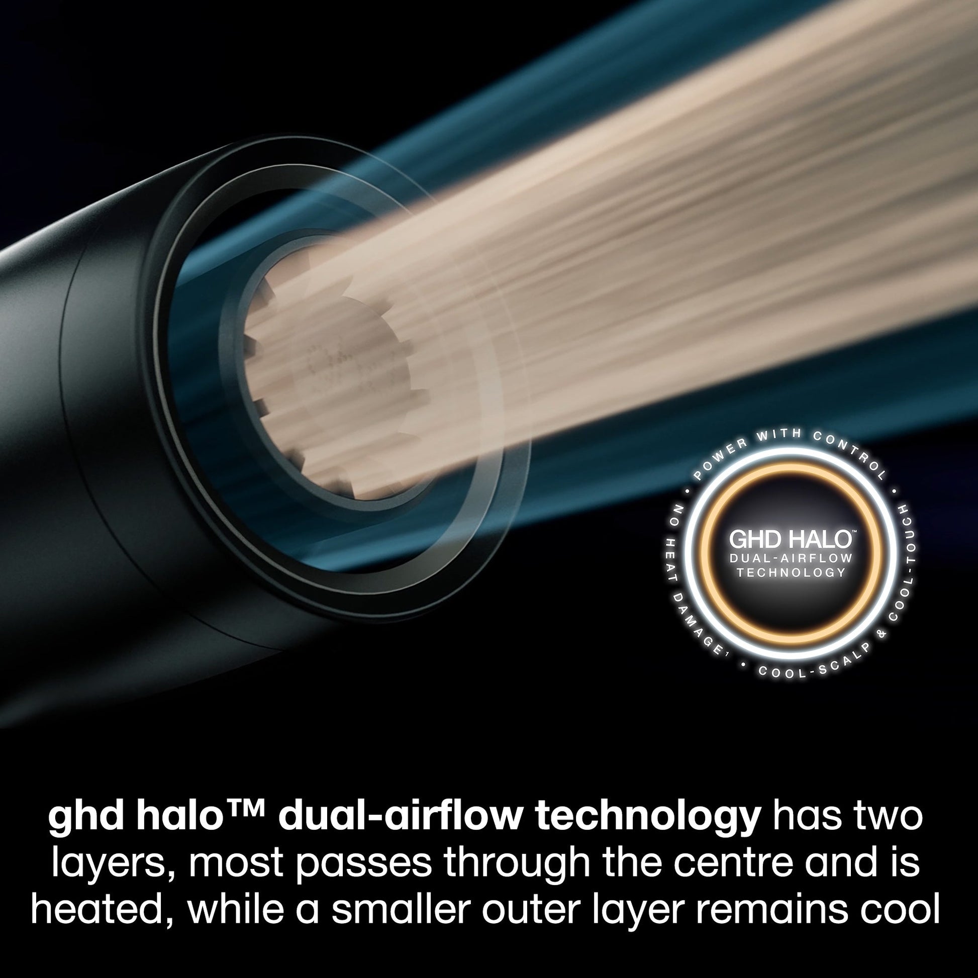 ghd Speed Hairdryer Black - Application