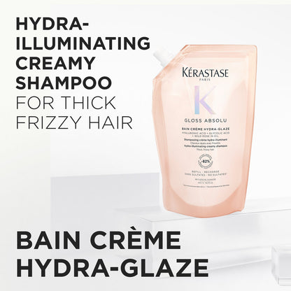 Kérastase Gloss Absolu Bain Crème Hydra-Glaze Shampoo Refill - Image 7