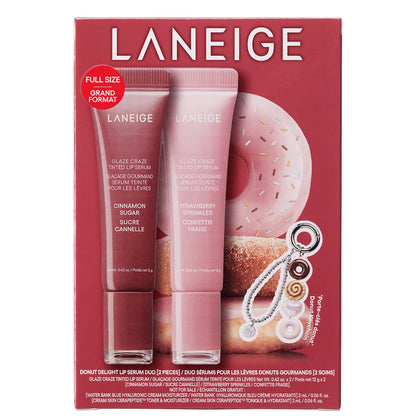 LANEIGE Donut Delight Lip Serum Duo Set - Product Details