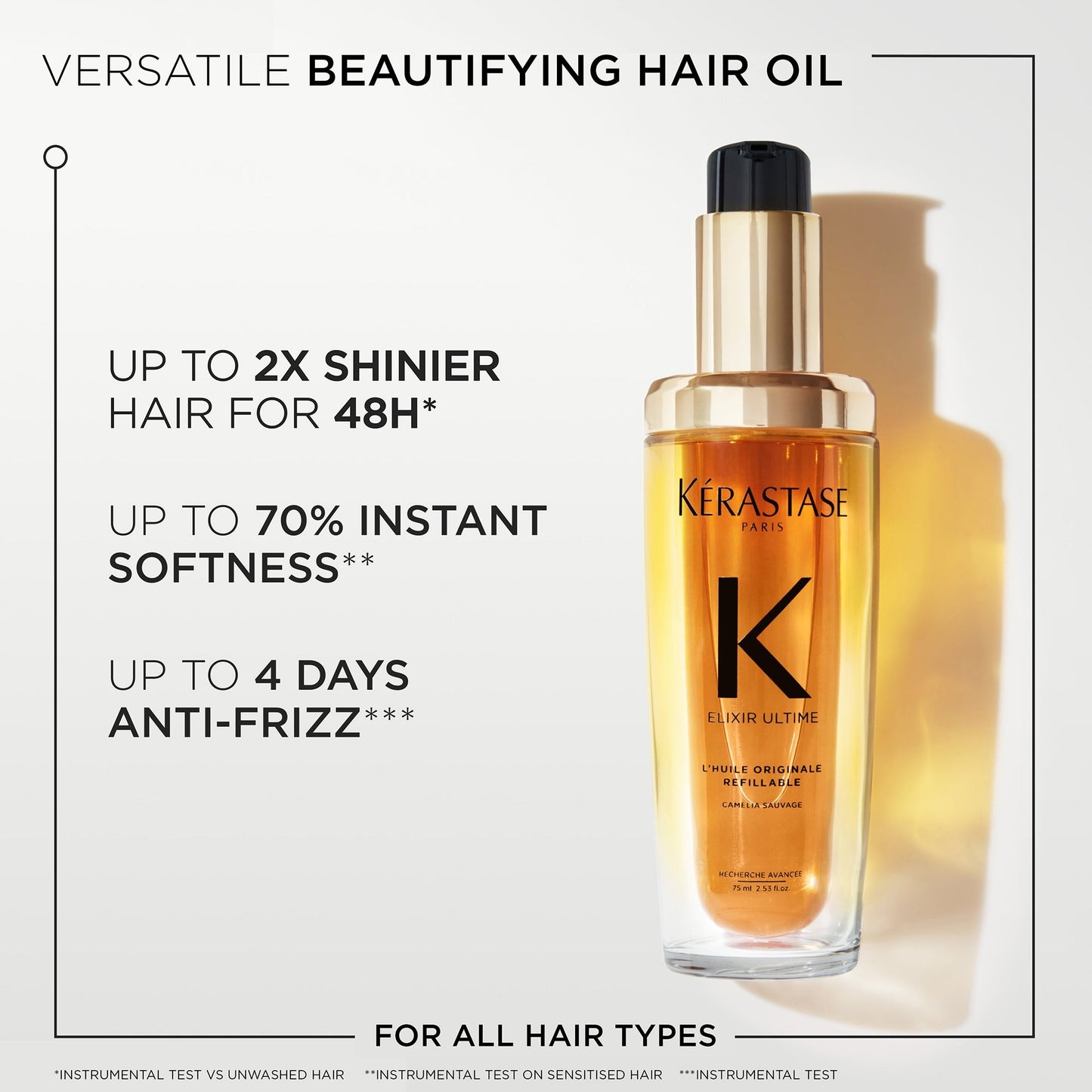 Kérastase Elixir Ultime L'Huile Originale Hair Oil and Elixir Ultime Hair Oil Travel Size Duo - Image 5