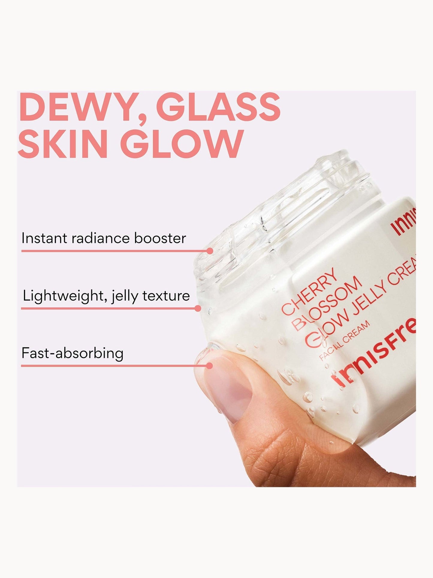 Innisfree Cherry Blossom Glow Jelly Cream - Image 6