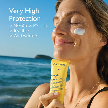 Caudalie Very High Protection Cream SPF50+ - Application