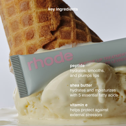 rhode Peptide Lip Treatment Nourishing Glaze - Application