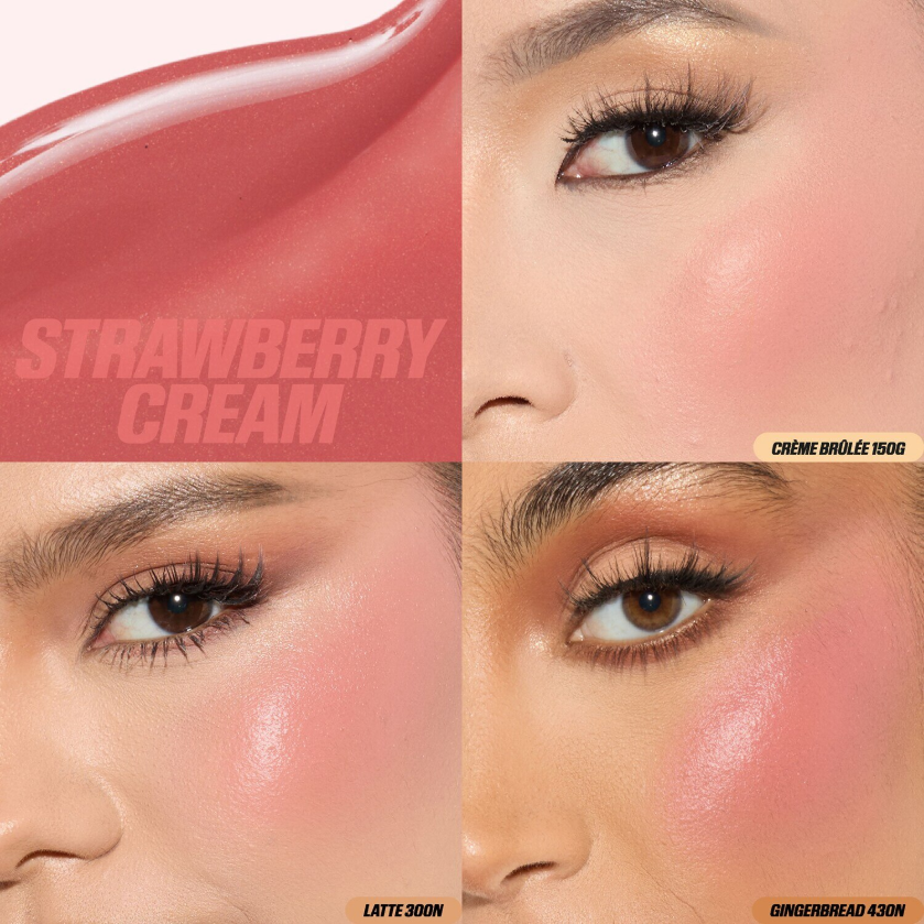 Huda Beauty Lip & Cheek Best-Sellers Bronze Nudes Set - Application