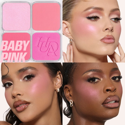 Huda Beauty Blush Filter Blurring Blushlighters Palette - Application