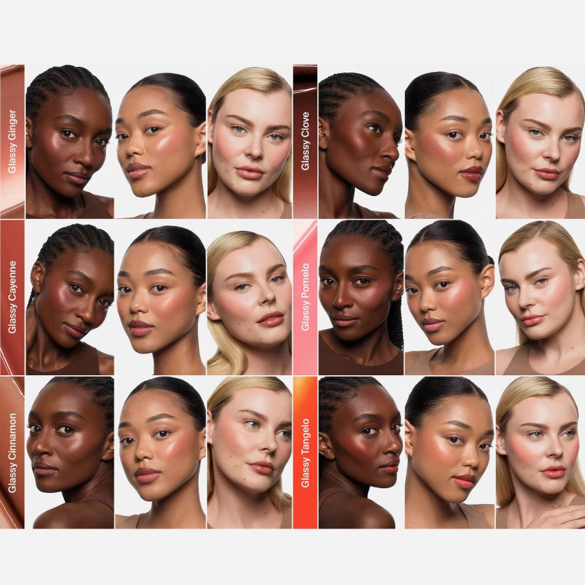 HAUS LABS Color Fuse Longwear Glassy Lip + Cheek Stick - Application