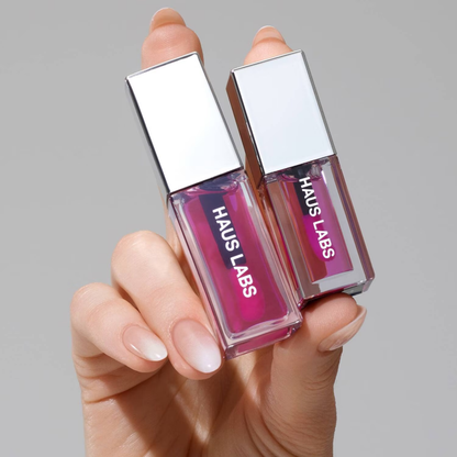 HAUS LABS Mini PhD Hybrid Lip Oil - Application