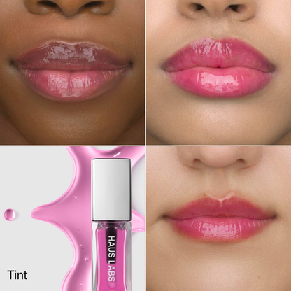 HAUS LABS Mini PhD Lip Oil Duo - Application