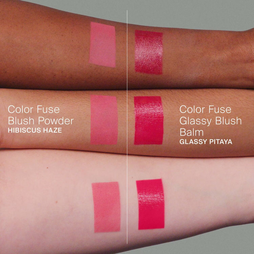HAUS LABS Color Fuse Innovation Glassy Balm + Powder Blush Duo - Product Details