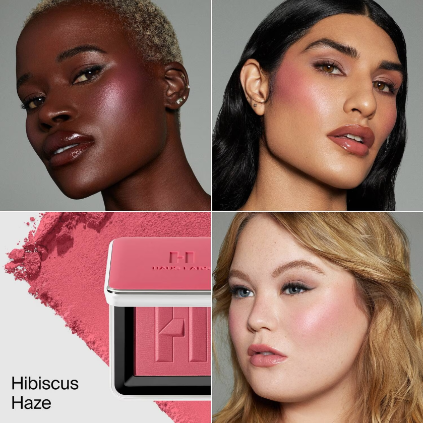 HAUS LABS Color Fuse Innovation Glassy Balm + Powder Blush Duo - Image 4
